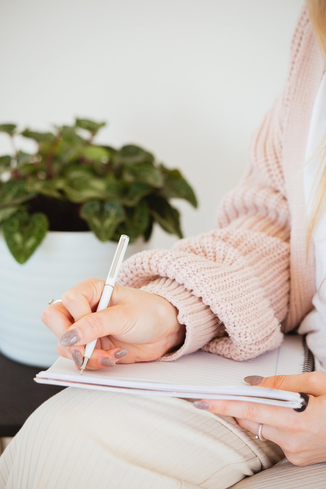 Woman Working from Home